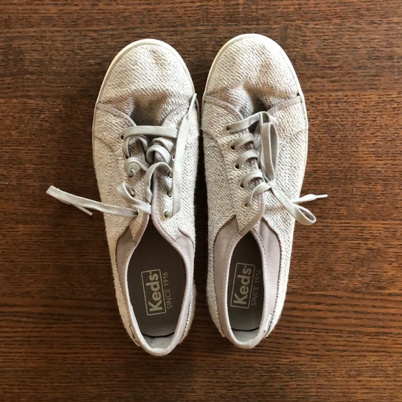 Grey Keds Sneakers - Picture 1 of 3